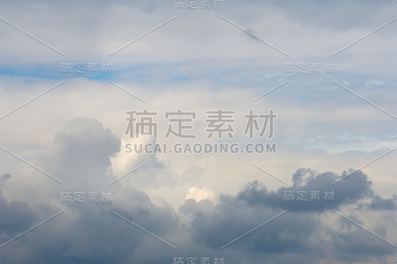 质地、图案,背景。雨云之前，积云