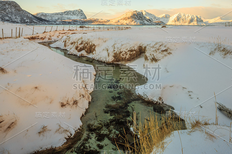 挪威的风景和海景