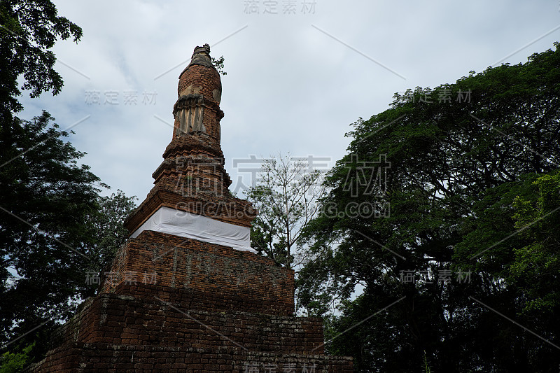 泰国甘蓬寺的卡洛泰寺历史公园(联合国教科文组织世界遗产地素可泰镇及其相关历史城镇的一部分)