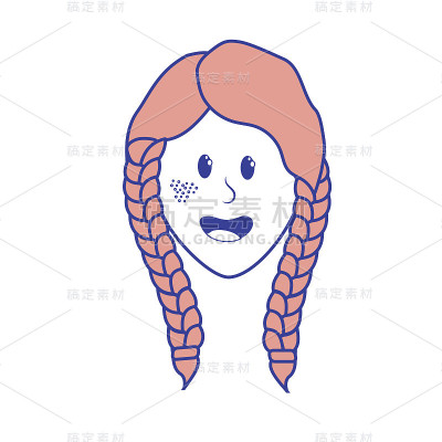有发型的漂亮女人