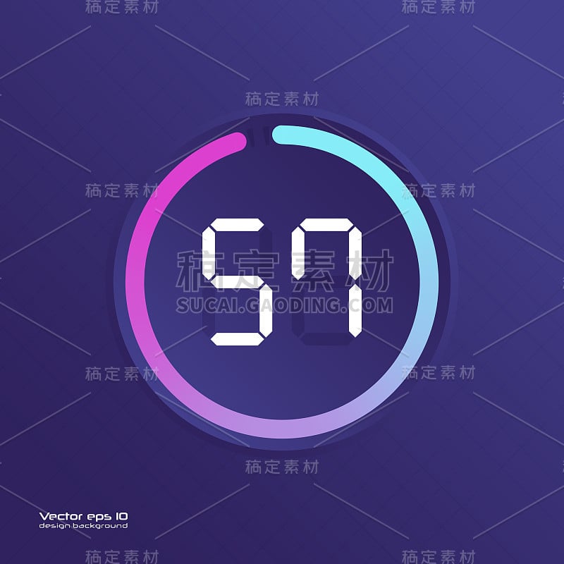 Stopwatch vector icon