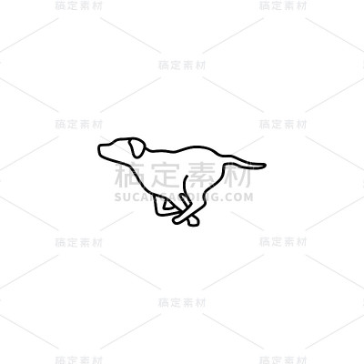 走狗矢量图