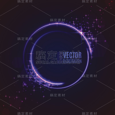 能量抽象辉光圈