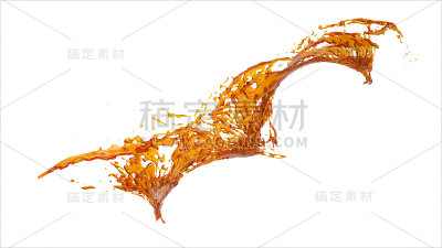 蜂蜜飞溅螺旋