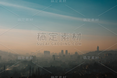 萨拉热窝在冬天