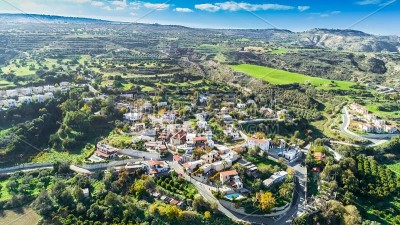 Aerial Goudi, Paphos，塞浦路斯