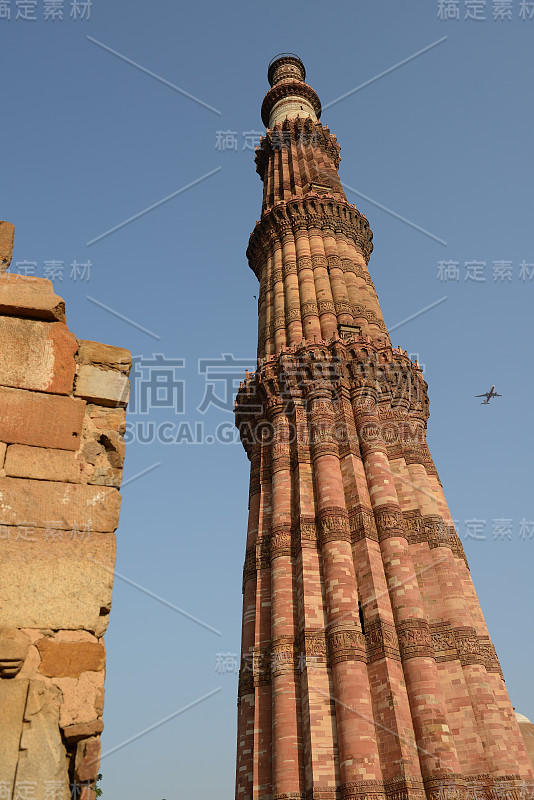 在德里的Qutub Minar