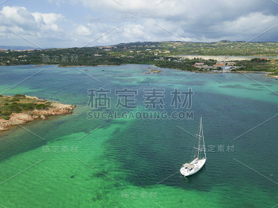 令人印象深刻的La madalena，撒丁岛，意大利。