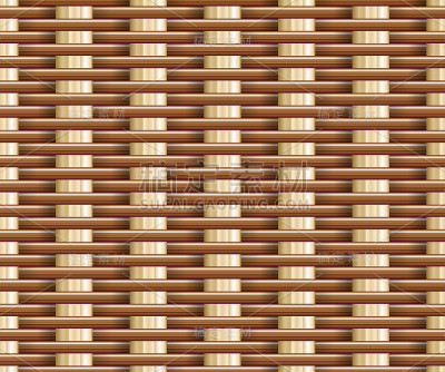 Bamboo weave. Seamless weaving basket pattern text