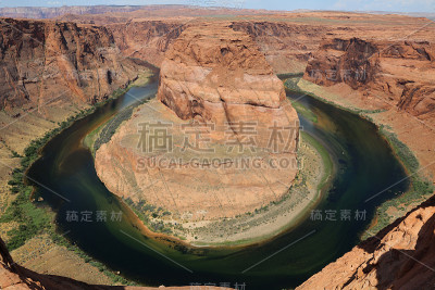马蹄弯靠近Page在亚利桑那州。美国