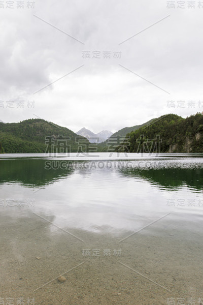 巴伐利亚阿尔卑斯风景。