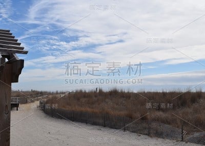 海滩入口