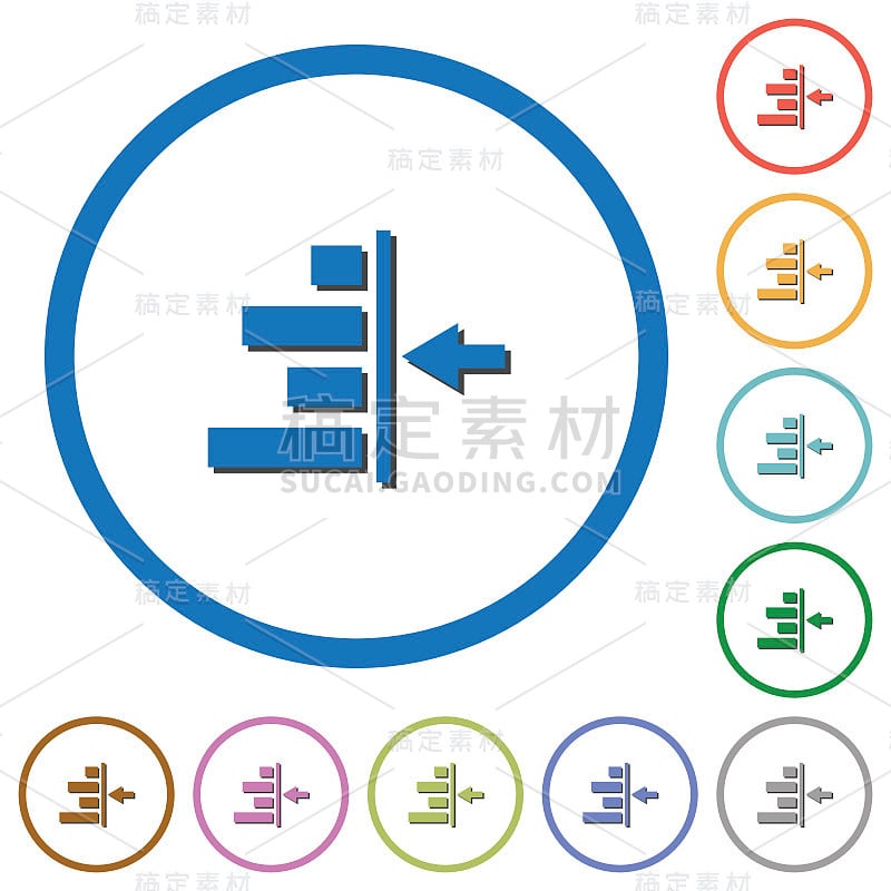 增加内容图标的右缩进和阴影和轮廓