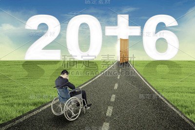残疾人在路上的数字2016