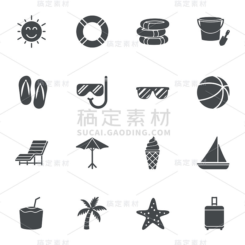 夏天图标。