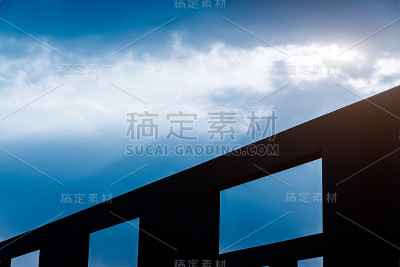 摩天大楼屋顶