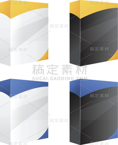 一套空白产品盒