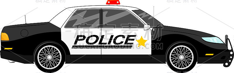 警车