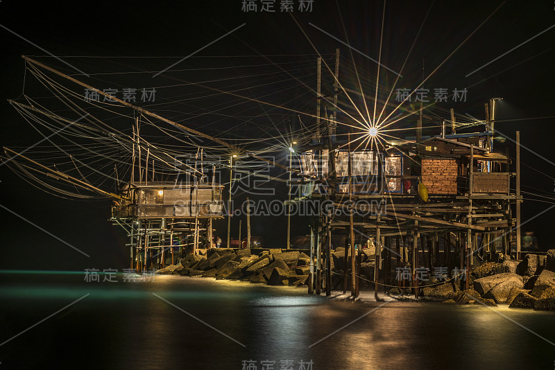 圣维托基耶蒂诺的 Trabocchi