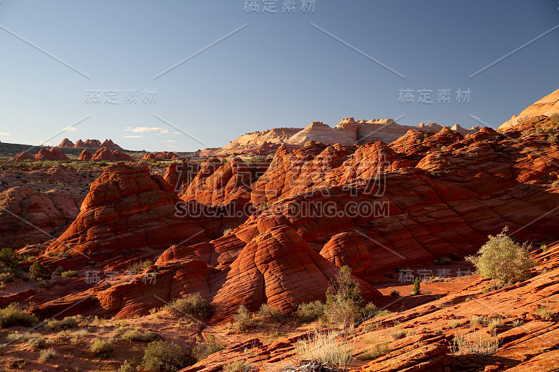 北郊山口的岩层，是维米尔克利夫国家纪念碑的一部分。这一区域又被称为波。