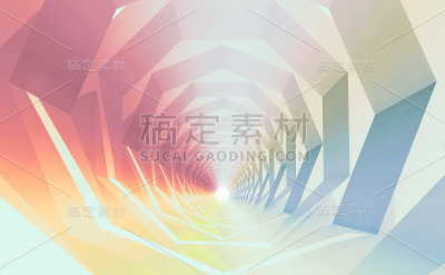 抽象彩色数字图形背景