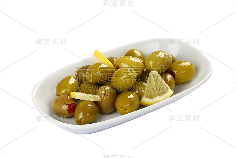 黄色的橄榄