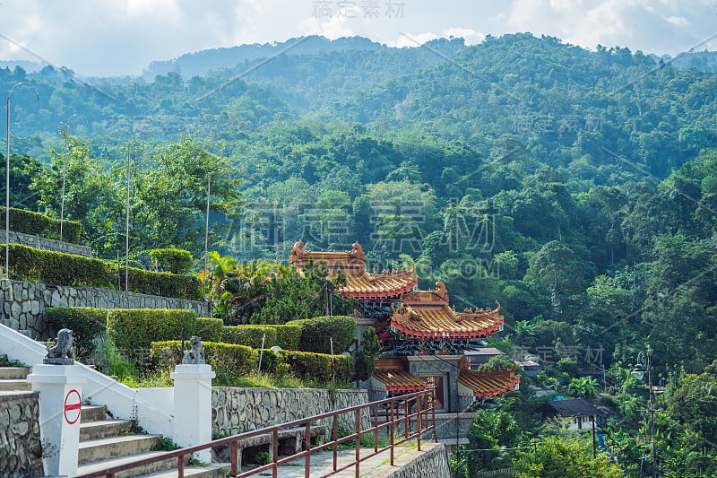 位于马来西亚槟城的佛寺，乔治城