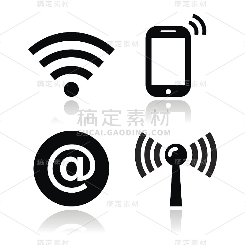 WiFi网络，互联网区图标设置