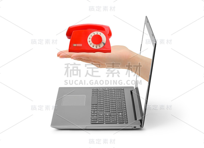 手持电话和笔记本