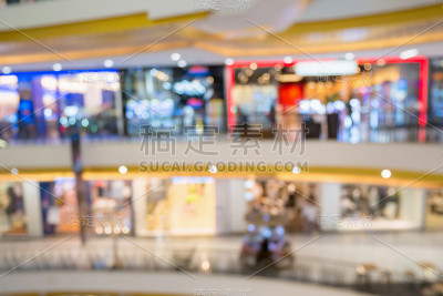 摘要商场商店散焦模糊背景