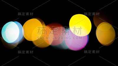 抽象背景与光圈模糊。