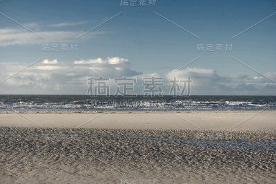 在德国的北弗里斯兰岛