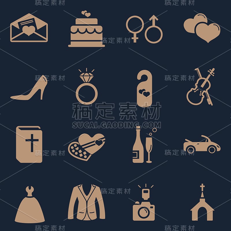 婚礼的象征色