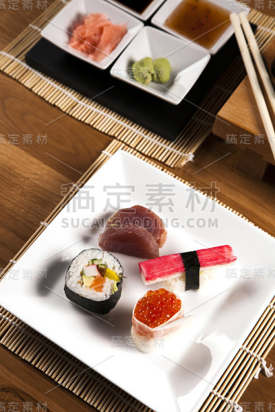 新鲜美味的寿司