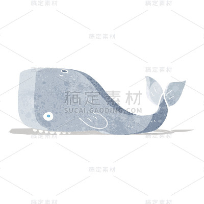 卡通鲸鱼