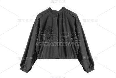 黑色上衣孤立