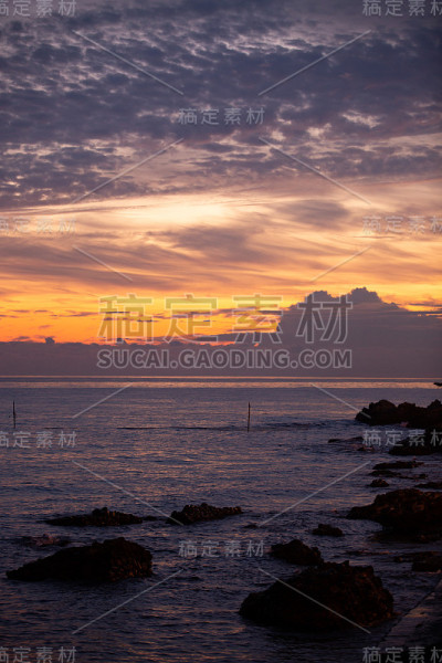 海上日落