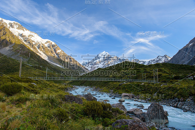 新西兰库克山国家公园的风景