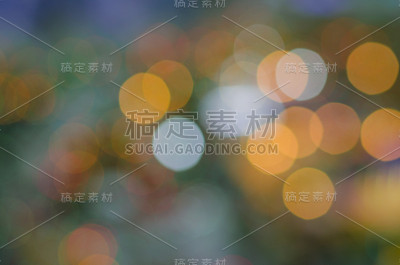 抽象的彩色散景背景。