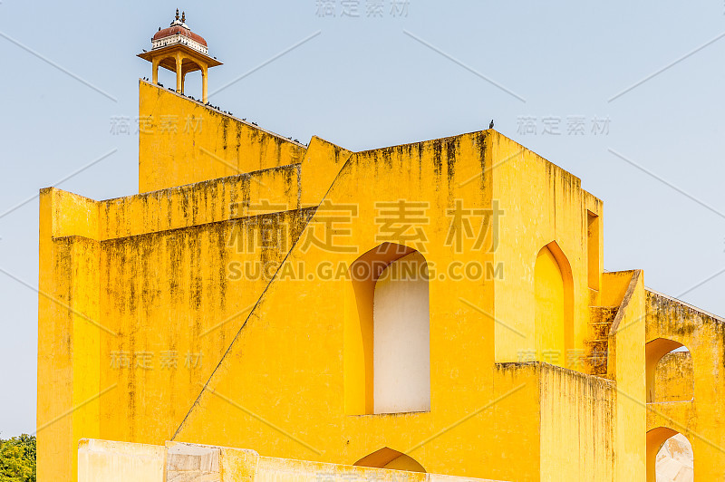 Jantar Mantar，斋浦尔，拉贾斯坦邦，1738年完成的19个建筑天文仪器的集合。联合国教科