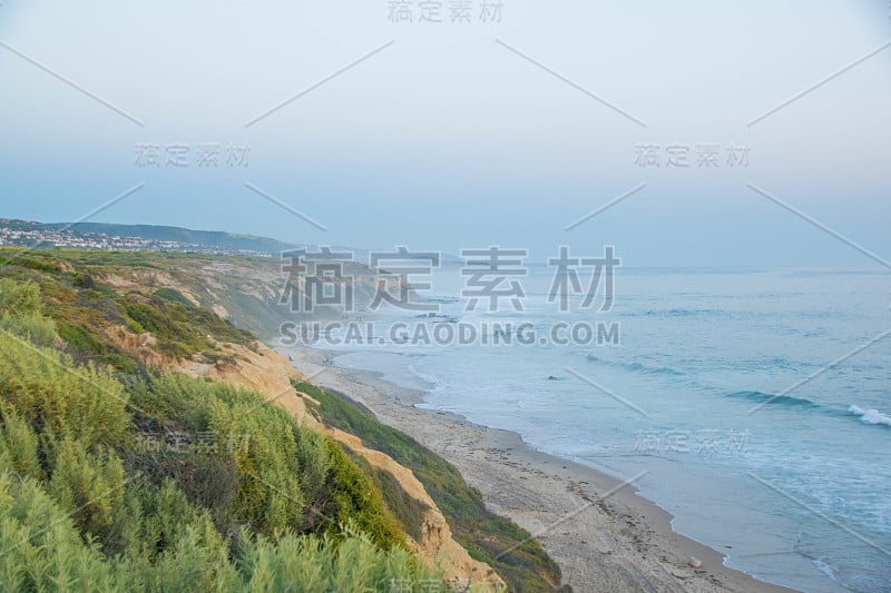 日落在水晶湾州立海滩