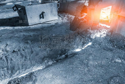 炼钢厂用高炉冶炼钢水