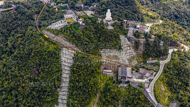 山顶巴那山鸟瞰图