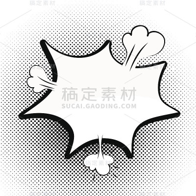 语言泡泡波普艺术风格