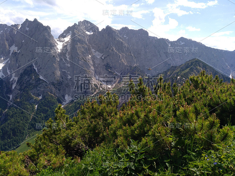 怀尔德凯撒-山脉在蒂罗尔