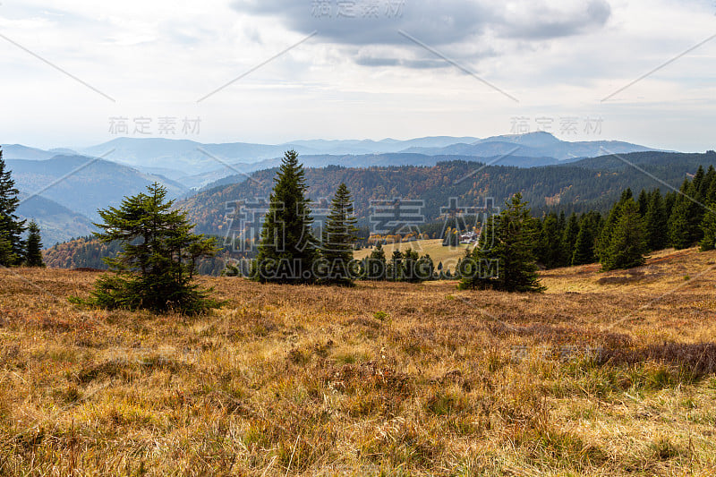 费尔德堡山顶的风景