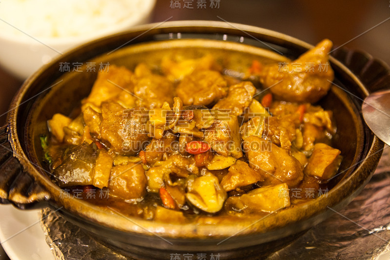 Three cups mushrooms (三杯猴頭菇)