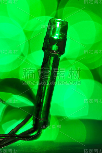 带有散景灯的LED灯泡