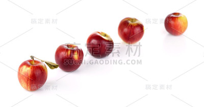 苹果在一行