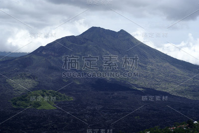 巴厘岛上的山脉